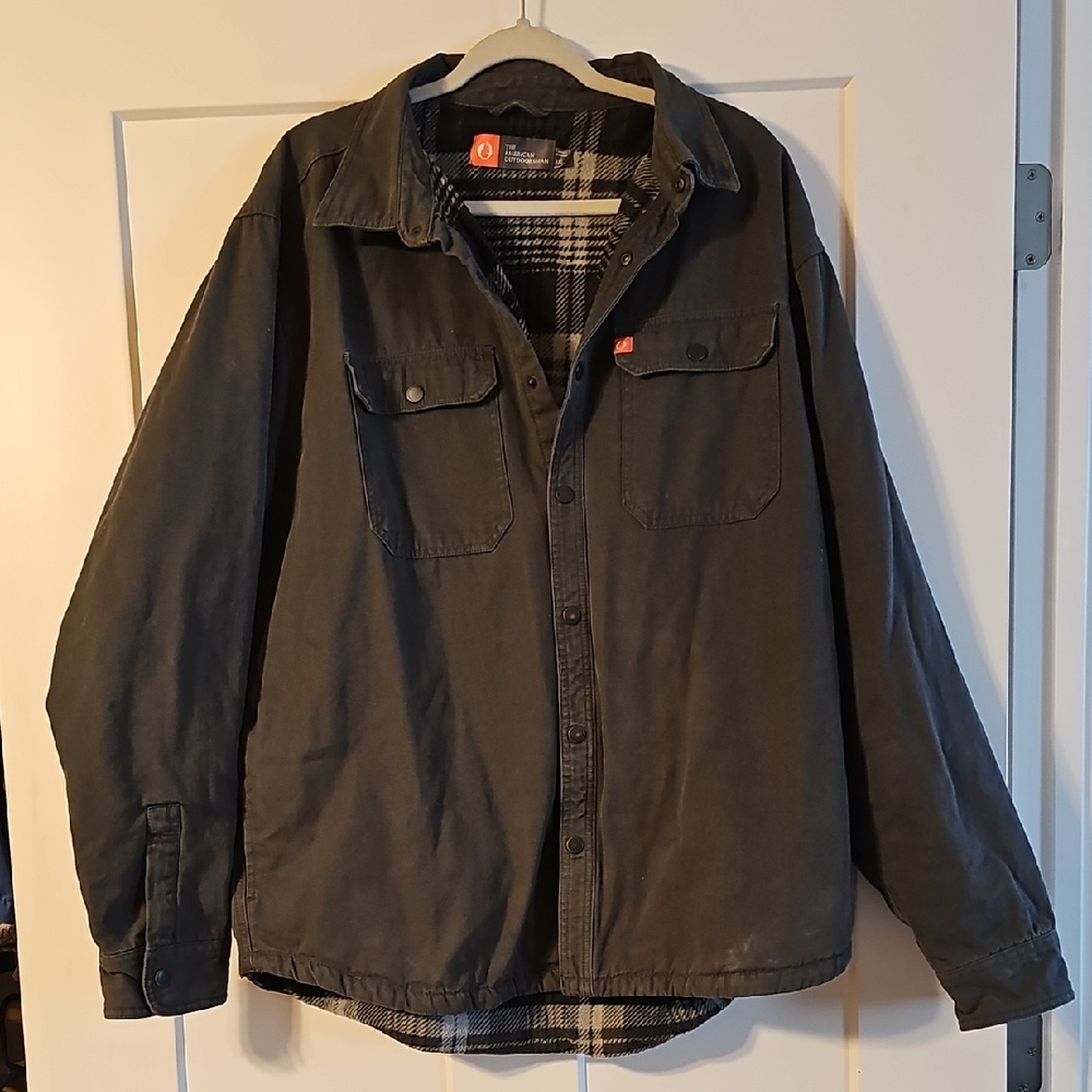 American Outdoorsman Charcoal Shirt Jacket